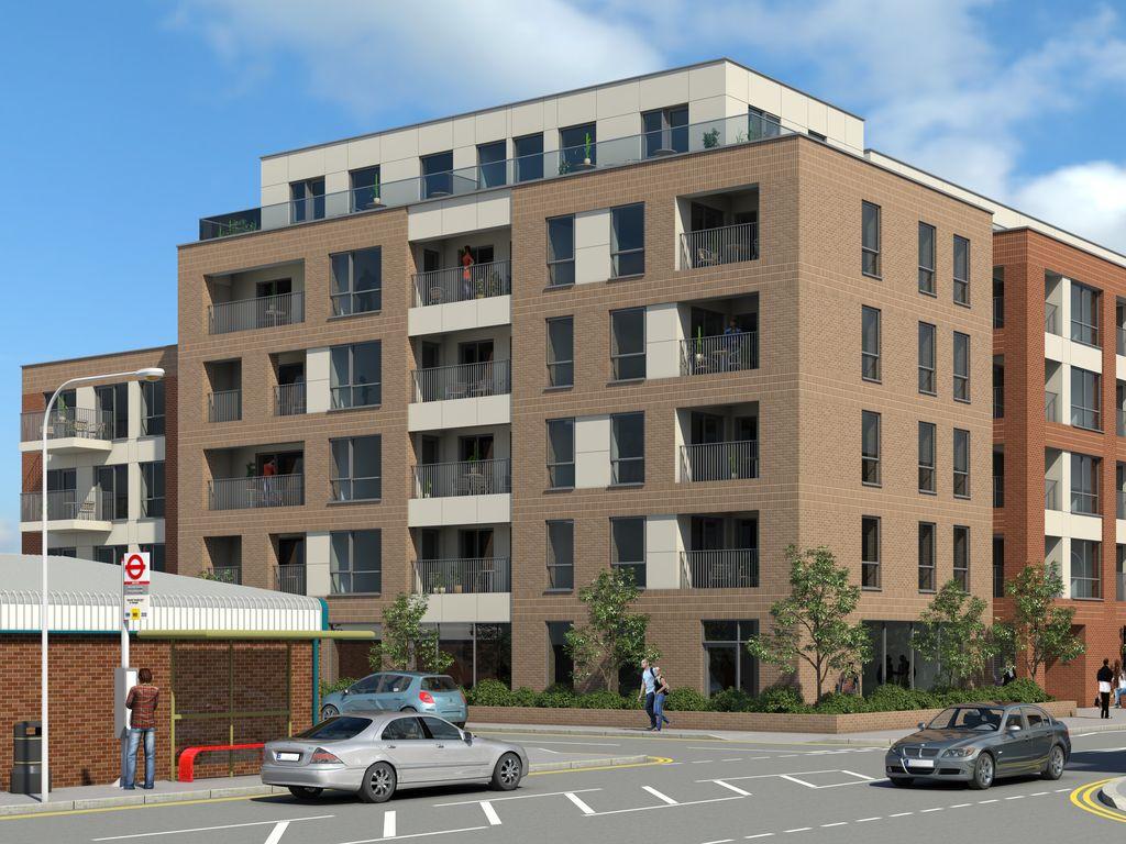 exterior view of 5 storey apartment block in London